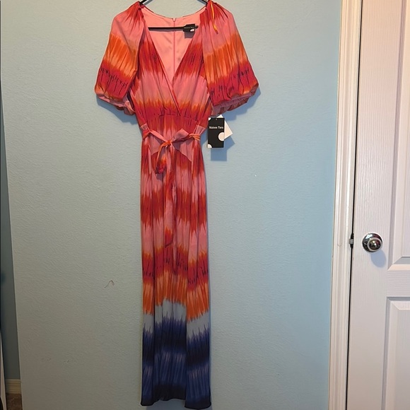 Maison Tara Sunset Striped Maxi Dress - Picture 6 of 12